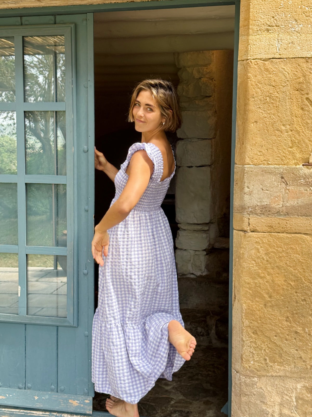 Amarisse | Vestido Largo Vichy