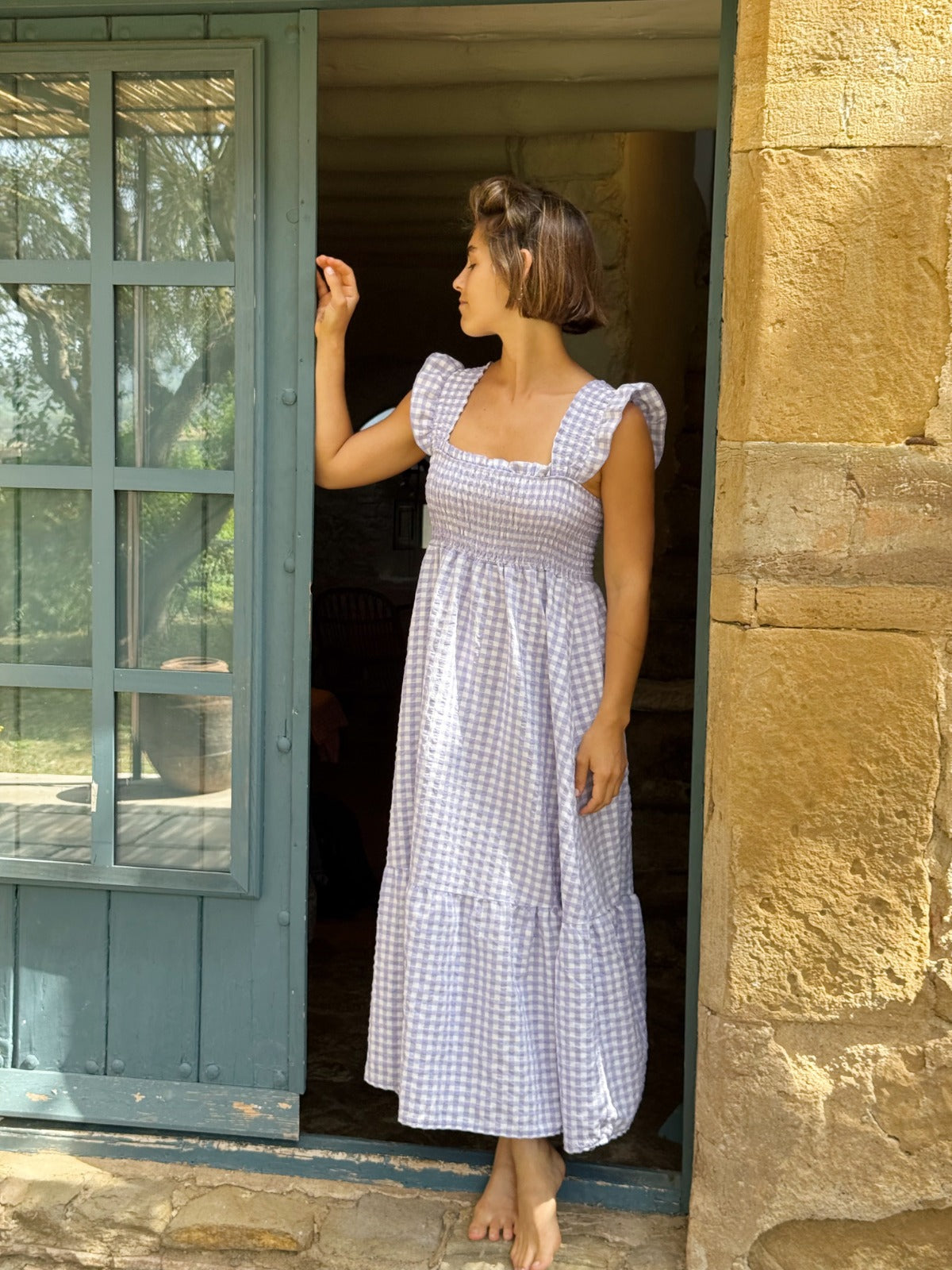 Amarisse | Vestido Largo Vichy
