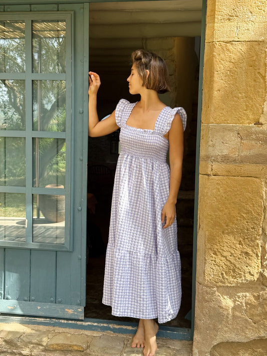 Amarisse | Vestido Largo Vichy