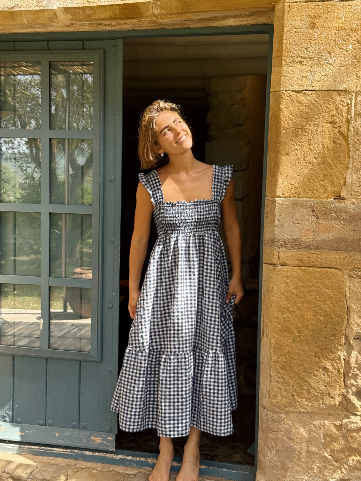 Amarisse | Vestido Largo Vichy