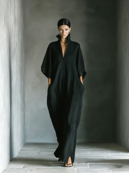 Iria | Vestido Largo Oversize con Mangas Kimono