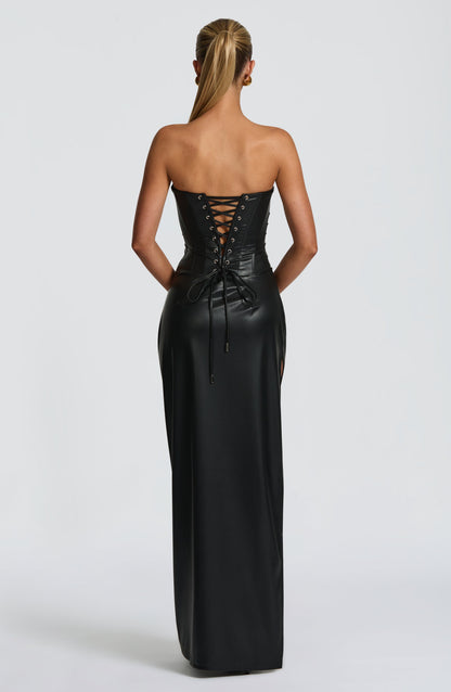 Cirela | Vestido Largo Elegante Sin Tirantes