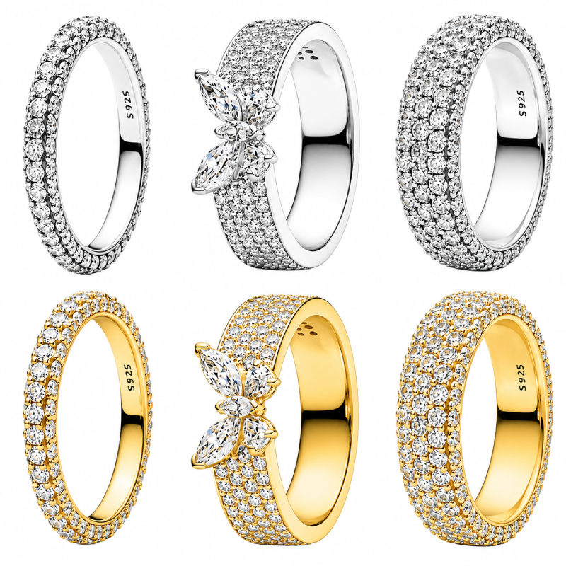 Soléane | Anillo Pavé Lujoso