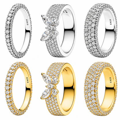 Soléane | Anillo Pavé Lujoso