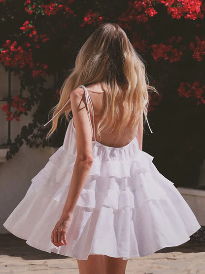 Serelisse | Mini Vestido Volantes Escalonado