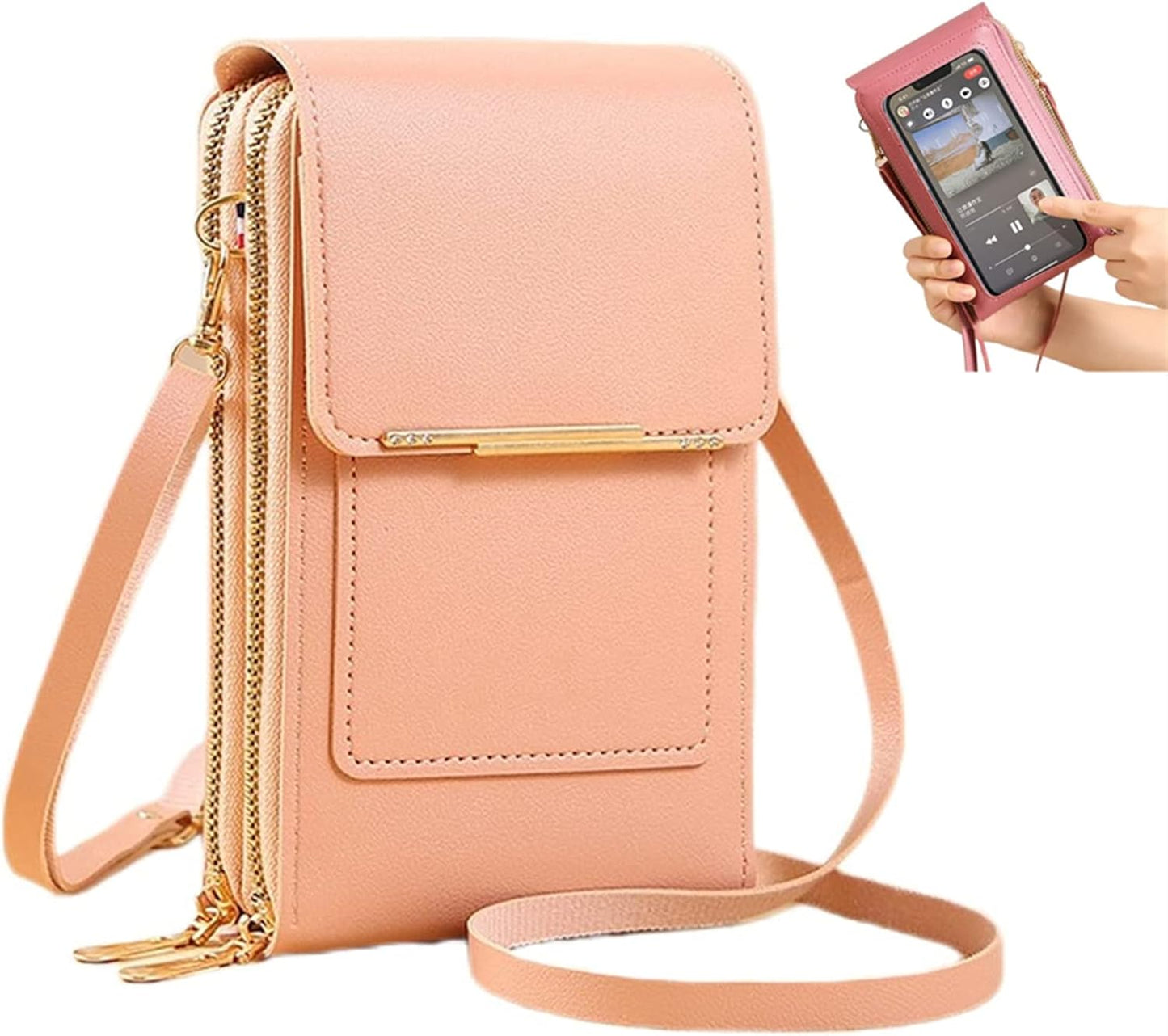 Noa | Bolso Cartera Bandolera Anti Robo Táctil RFID