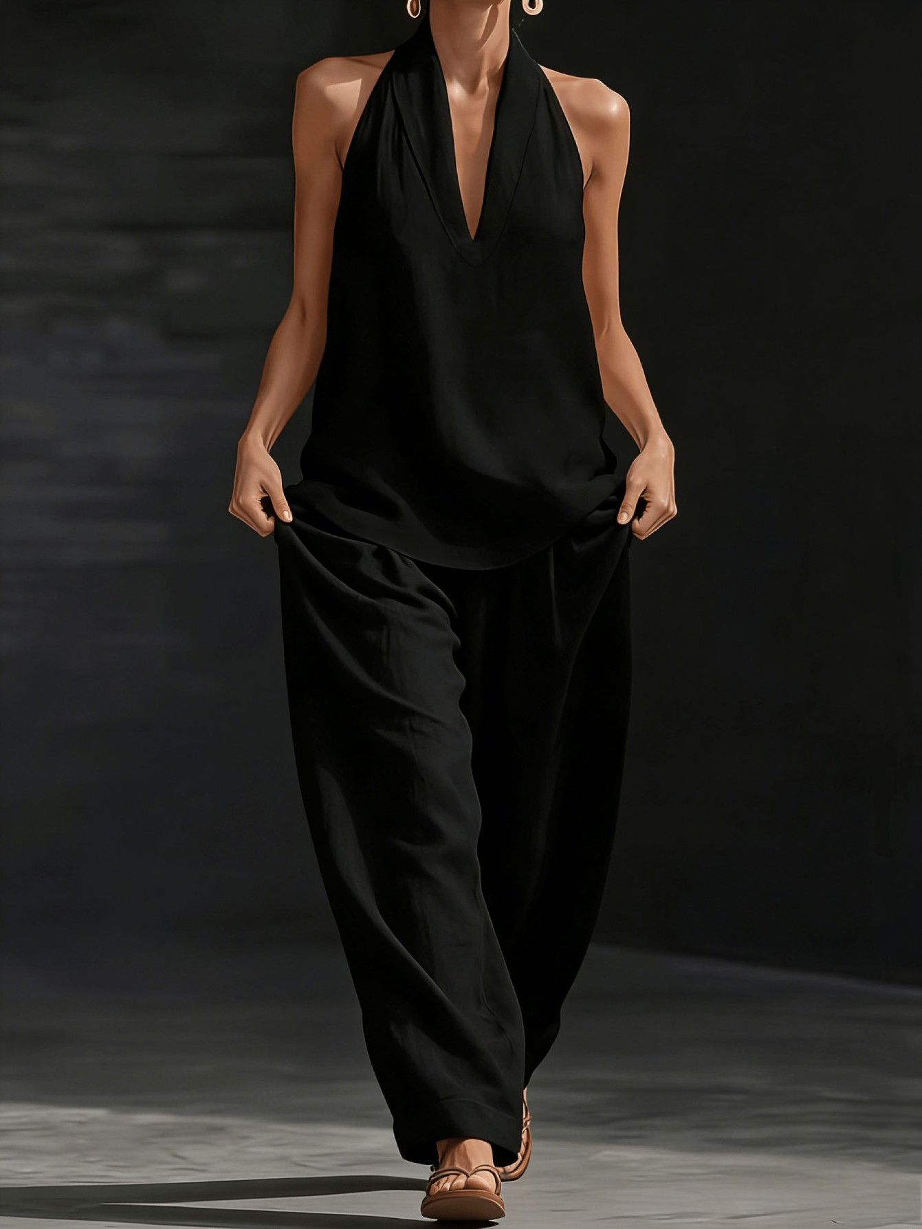 Élyssandre | Conjunto Holgado Top Pantalones