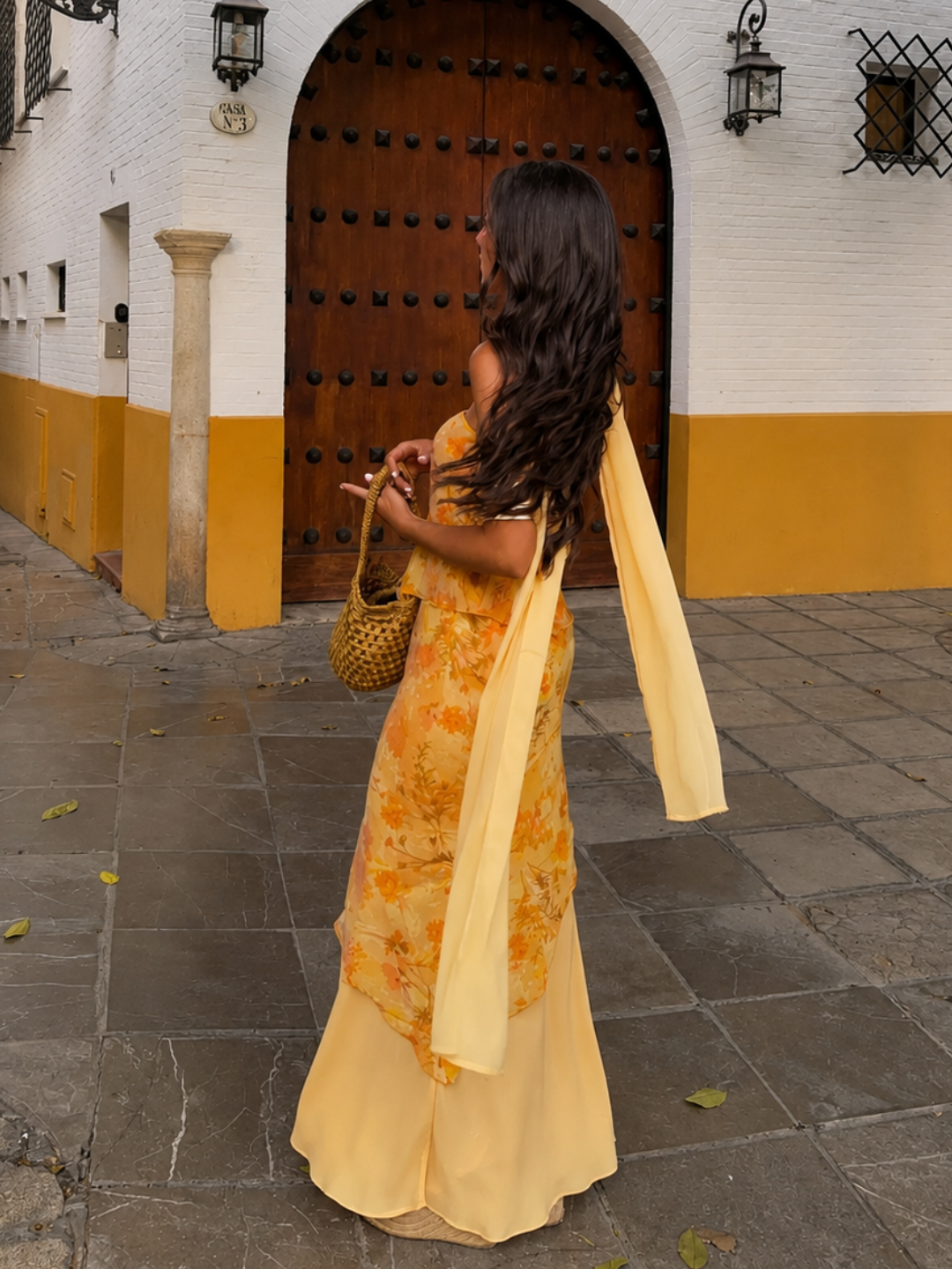 Eloria | Vestido Abstracto Top Palabra Honor