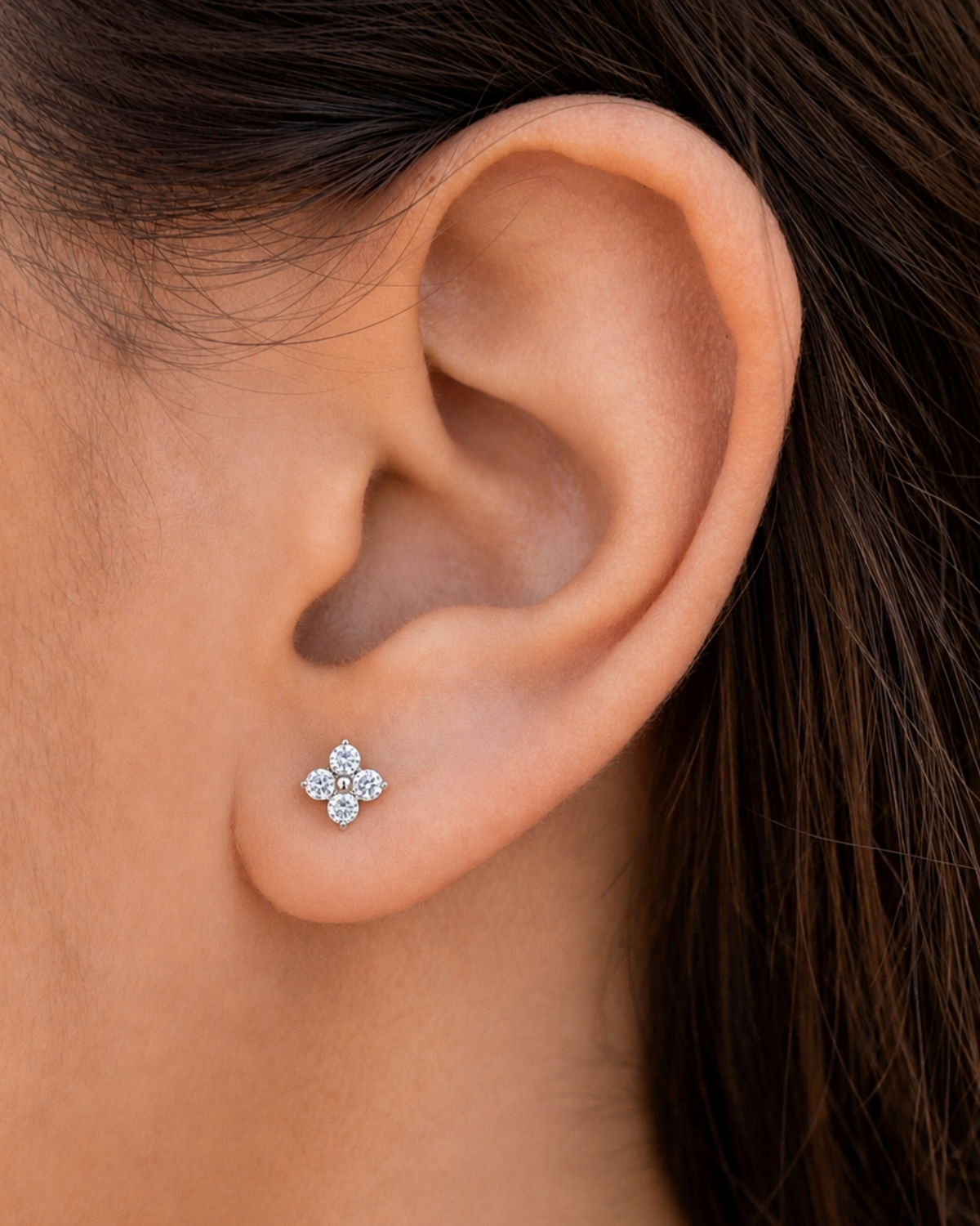 Florique | Pendientes Flor Circonitas