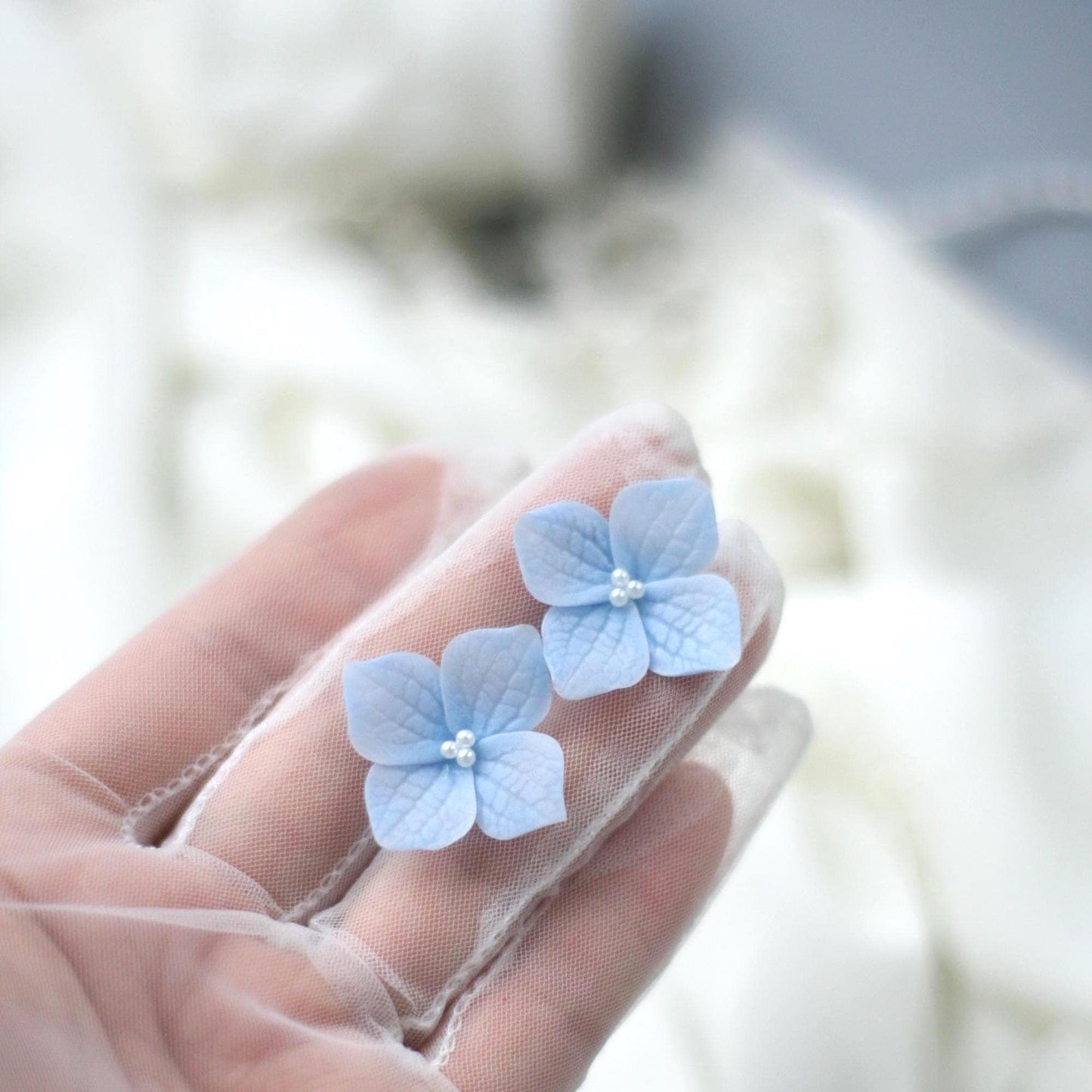 Ortensis | Pendientes Flor Hortensia