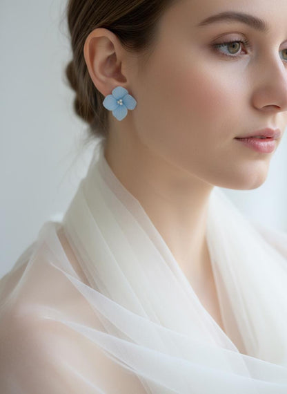 Ortensis | Pendientes Flor Hortensia