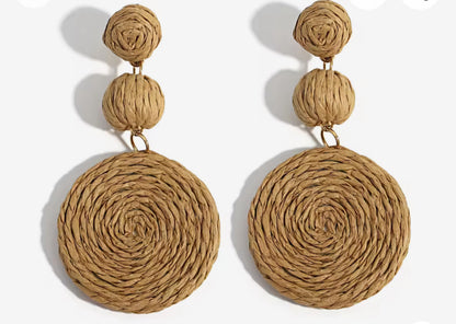 Raffelle | Pendientes Redondos Boho