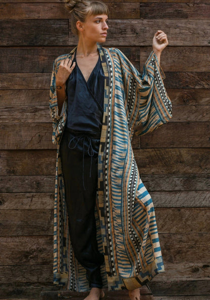 Lunavelle | Kimono Largo Geométrico