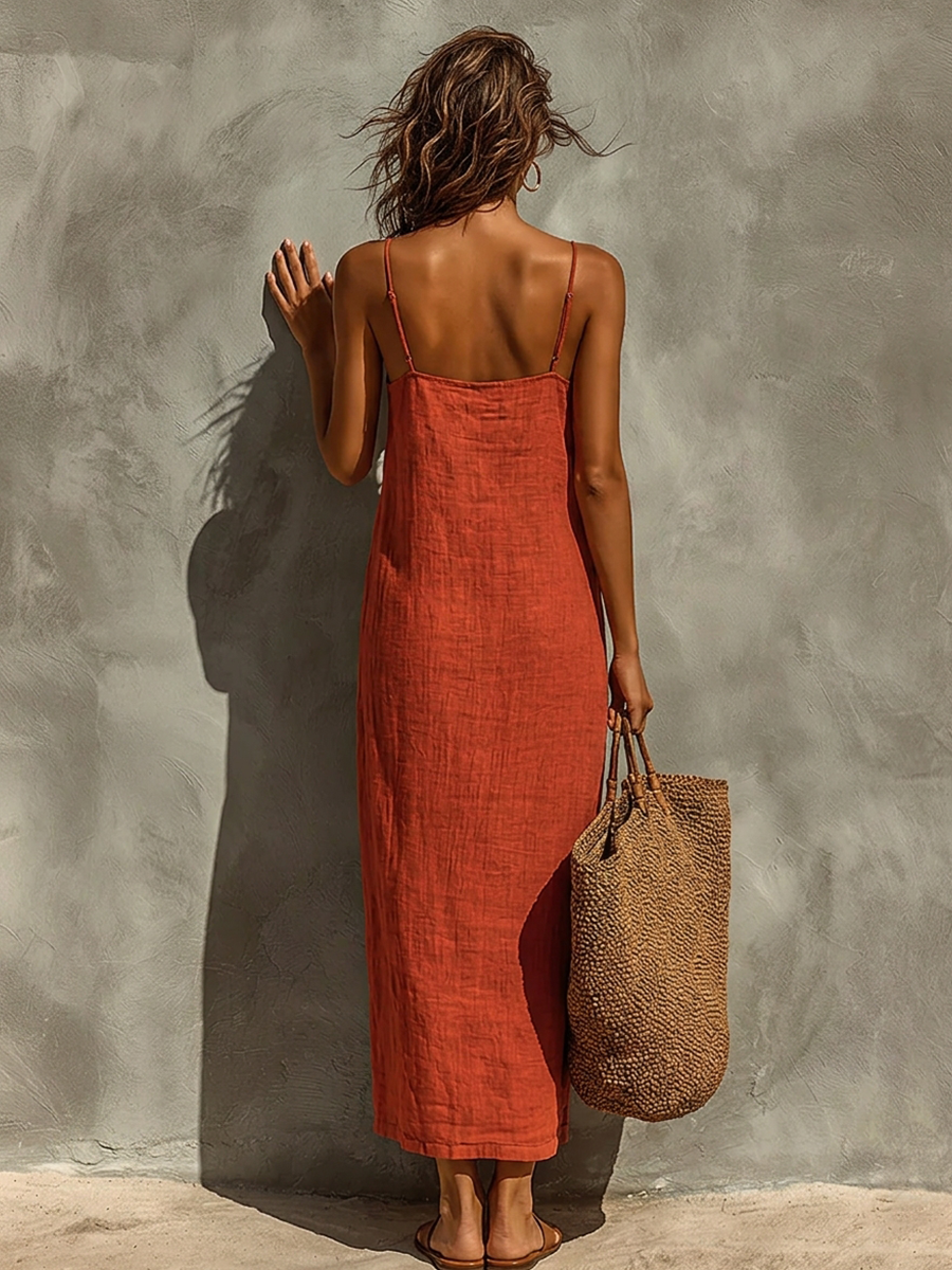 Salma | Vestido Tirantes Bohemio Atemporal