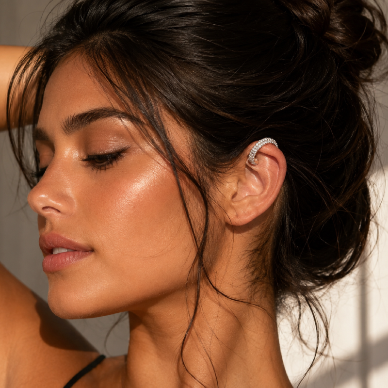 Auréa | Pendientes Ear Cuffs Texturizados