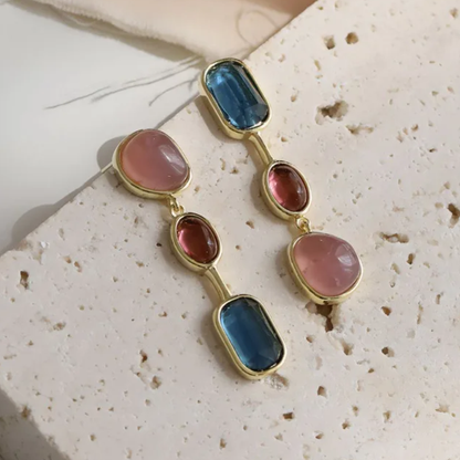 Serelia | Pendientes Multicolor Asimétricos