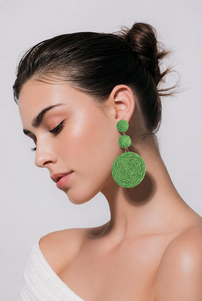 Raffelle | Pendientes Redondos Boho