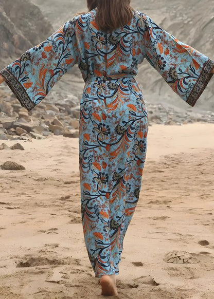 Aurevielle | Kimono Largo Floral