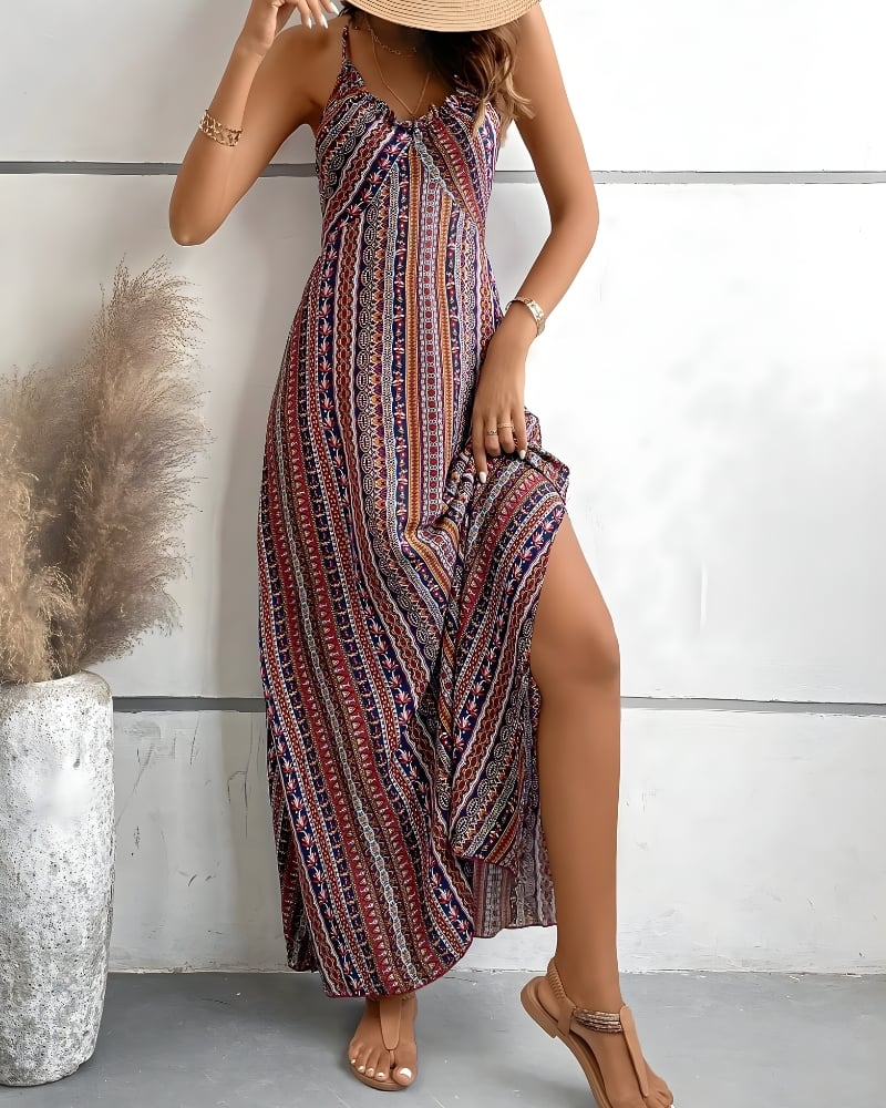 Rivéa | Vestido Largo Étnico Boho
