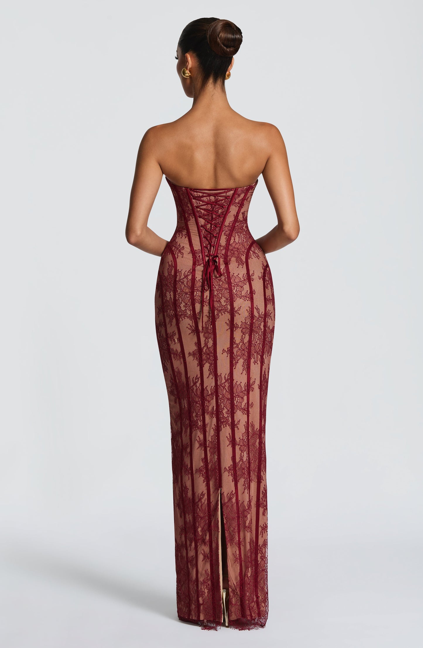 Valerisse | Vestido Largo Corsé Floral